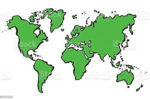 Cómo Dibuja Mapa Mundo Fácil Paso a Paso