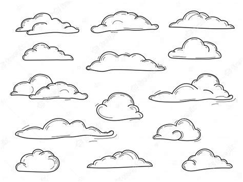Dibuja Nubes Aesthetic Fácil Paso a Paso