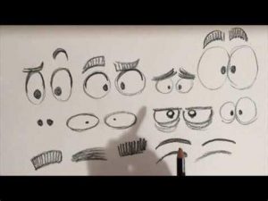 Cómo Dibuja Ojos De Caricatura Fácil Paso a Paso