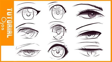 Dibujar Ojos De Dibujos Animados Paso a Paso Fácil