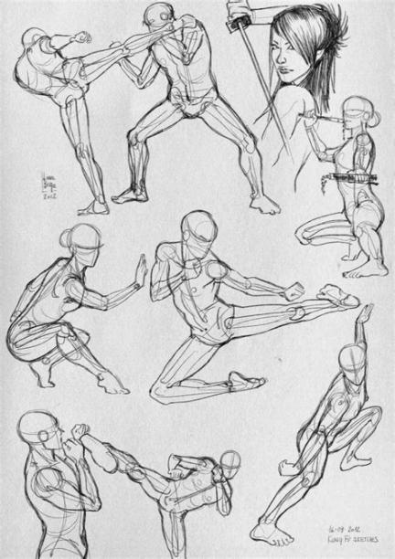 COMO DIBUJAR POSES ANIME / DIBUJA CUALQUIER POSE CAP 3 