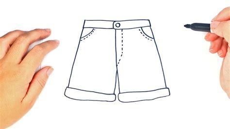 Cómo Dibuja Shorts Paso a Paso Fácil