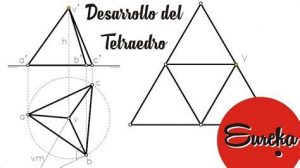 Cómo Dibujar Tetraedro Paso a Paso Fácil