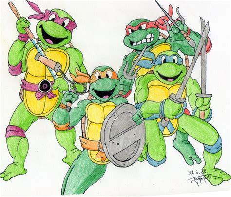 Dibujar Tortugas Ninja Fácil Paso a Paso