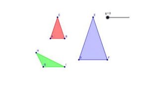 Cómo Dibuja Triangulos Semejantes Fácil Paso a Paso