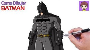 Cómo Dibujar Tutorial A Batman Paso a Paso Fácil
