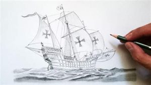 Dibuja Un Barco En 3D Fácil Paso a Paso