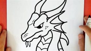 Dibujar Un Dragon Para Fácil Paso a Paso