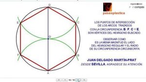 Cómo Dibuja Un Hexagono Con Compas Y Regla Fácil Paso a Paso