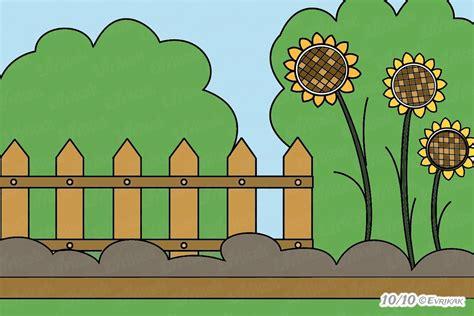 Cómo dibujar Un Jardín Con Flores 】 Paso a Paso Muy Fácil 2023 - Dibuja  Fácil