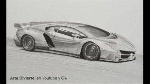 Dibuja Un Lamborghini Murcielago Paso a Paso Fácil