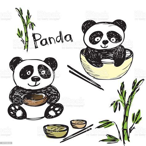 Cómo dibujar Un Panda Comiendo Bambú 】 Paso a Paso Muy Fácil 2023 - Dibuja  Fácil