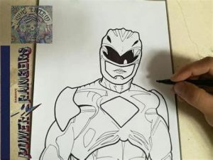 Cómo Dibujar Un Power Ranger Paso a Paso Fácil