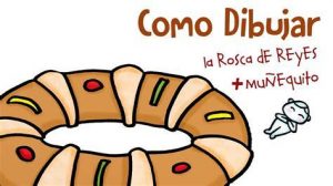 Dibujar Un Roscon De Reyes Fácil Paso a Paso