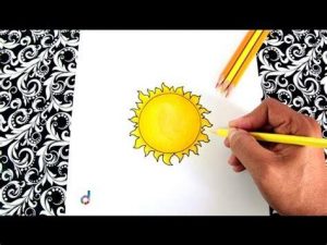 Dibujar Un Sol Real Paso a Paso Fácil