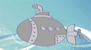 Cómo Dibuja Un Submarino Para Niños Paso a Paso Fácil