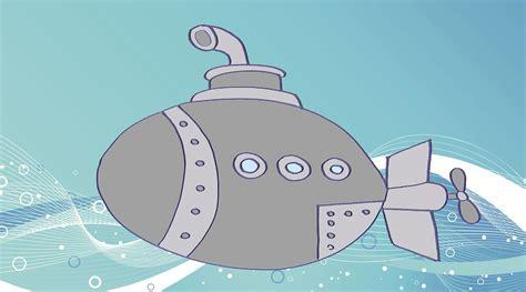 Cómo Dibuja Un Submarino Para Niños Paso a Paso Fácil