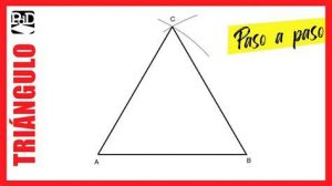 Dibujar Un Triángulo Fácil Paso a Paso