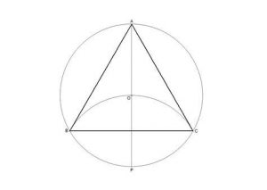 Dibuja Un Triangulo Inscrito En Una Circunferencia Paso a Paso Fácil
