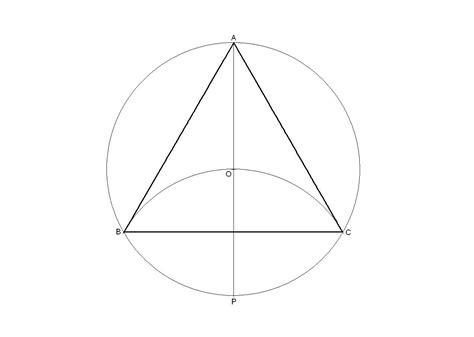 Dibuja Un Triangulo Inscrito En Una Circunferencia Paso a Paso Fácil