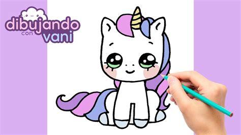 Cómo Dibujar Un Unicornio Animado Para Niños Paso a Paso Fácil