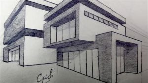 Cómo Dibuja Una Casa Con Perspectiva Paso a Paso Fácil