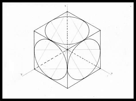 Dibujar Una Circunferencia En Perspectiva Isometrica Paso a Paso Fácil
