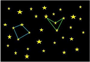 Cómo Dibuja Una Constelacion De Estrellas Paso a Paso Fácil