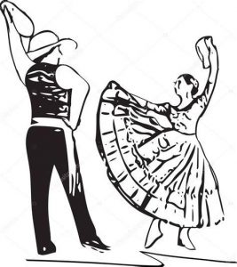 Cómo Dibuja Una Coreografia De Baile Fácil Paso a Paso