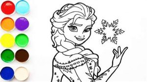 Cómo Dibuja Una Elsa Paso a Paso Fácil