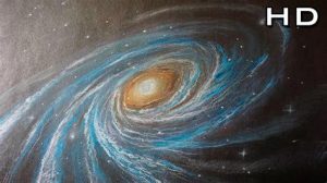 Cómo Dibuja Una Galaxia Con Colores Paso a Paso Fácil