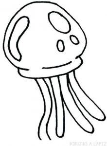 Cómo Dibujar Una Medusa De Mar Fácil Paso a Paso