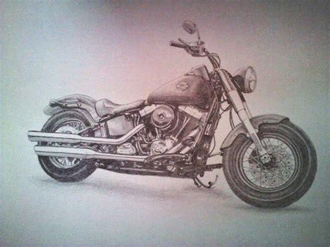 Dibuja Una Moto Harley Paso a Paso Fácil