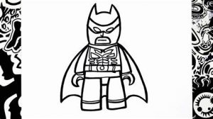 Dibujar A Batman Lego Paso a Paso Fácil