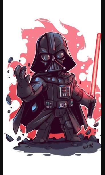 Cómo dibujar A Darth Vader Star Wars 】 Paso a Paso Muy Fácil 2023 - Dibuja  Fácil