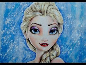 Dibuja A Elsa De Frozen En Español Fácil Paso a Paso
