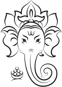 Cómo Dibujar A Ganesha Paso a Paso Fácil