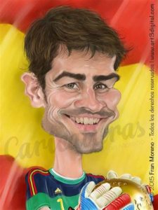 Dibuja A Iker Casillas Fácil Paso a Paso