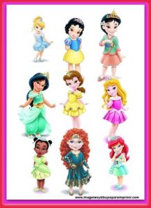 Cómo Dibujar A Las Princesas De Disney Bebes Paso a Paso Fácil
