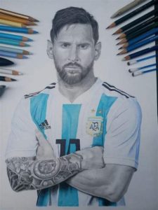 Cómo Dibuja A Leo Messi Paso a Paso Fácil