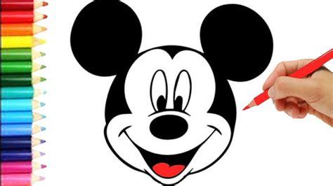 Cómo Dibujar A Mickey Mouse En Paint Fácil Paso a Paso