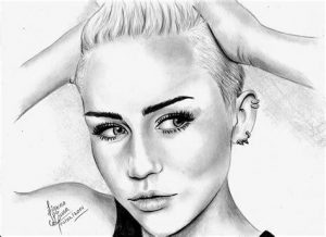 Dibuja A Miley Cyrus Paso a Paso Fácil