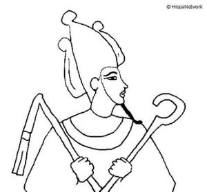 Cómo Dibuja A Osiris Fácil Paso a Paso
