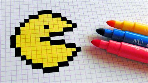Dibuja A Pacman De Pixeles Paso a Paso Fácil