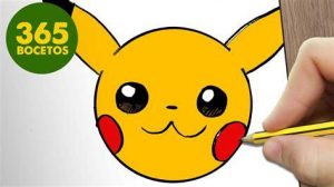 Dibujar A Pikachu Emoji Fácil Paso a Paso