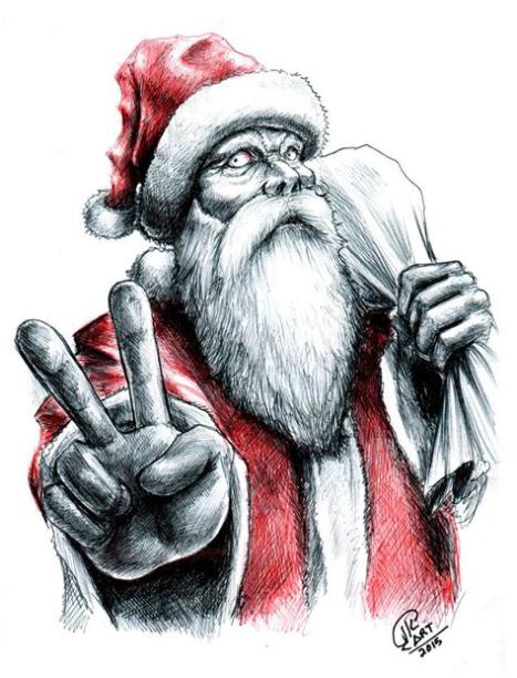 Dibuja A Santa Claus Realista Fácil Paso a Paso