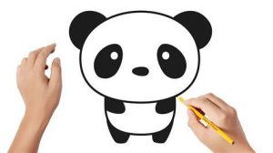 Dibujar A Un Panda Paso a Paso Fácil