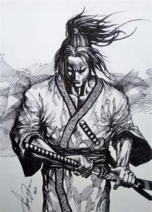 Cómo Dibujar A Un Samurai Fácil Paso a Paso