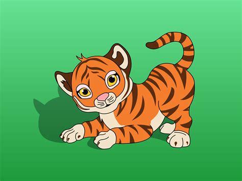 Cómo dibujar A Un Tigre Bebe 】 Paso a Paso Muy Fácil 2023 - Dibuja Fácil