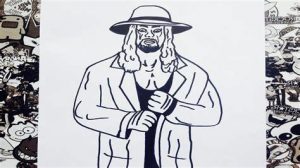 Dibujar A Undertaker Paso a Paso Fácil